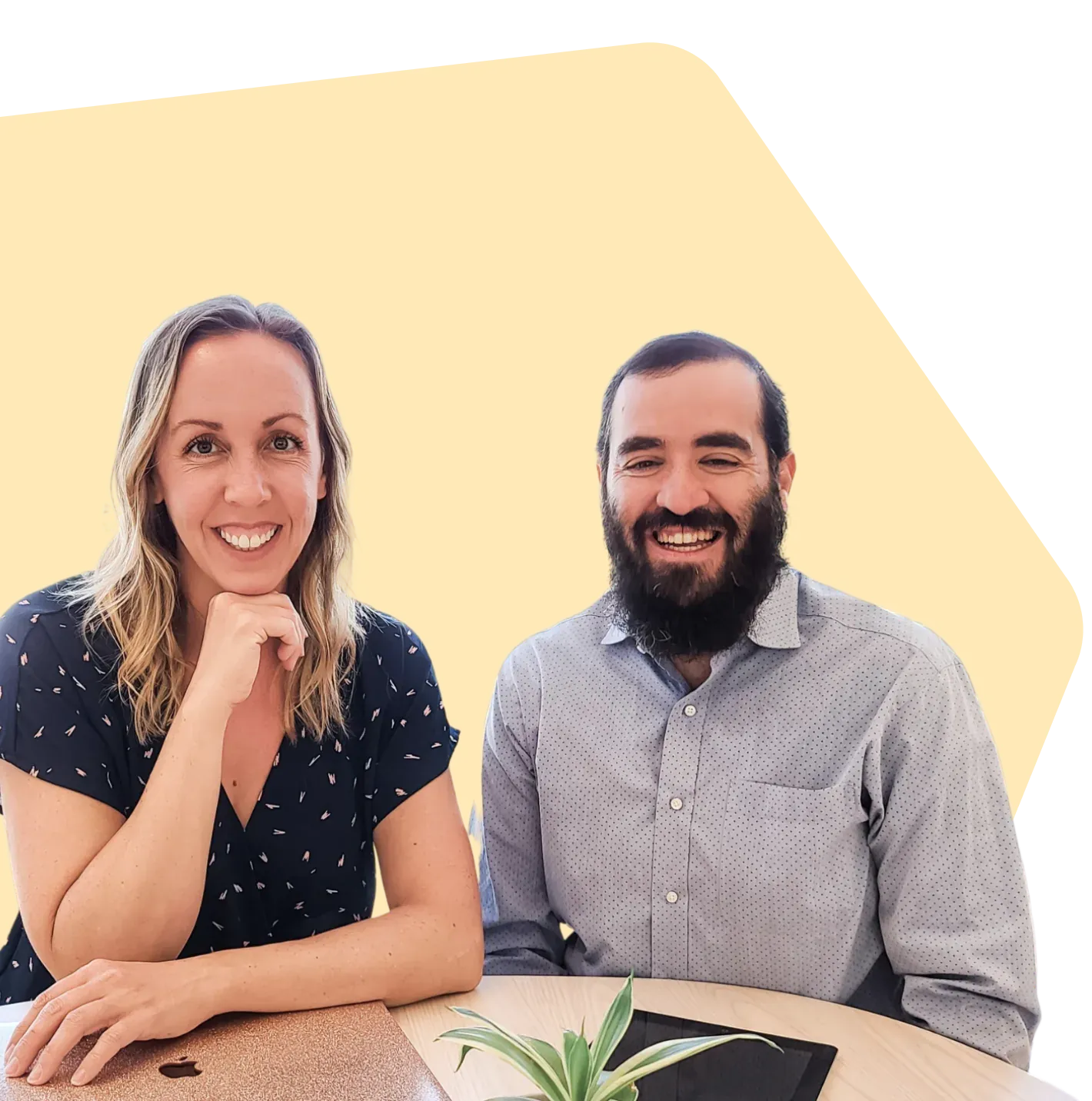 Tami Joy Schlichter and Joe Apfelbaum